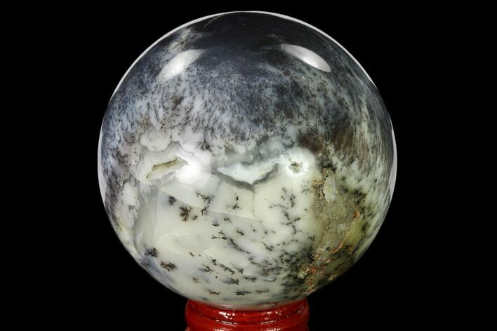 Polished Dendritic Agate Sphere - Madagascar #157642